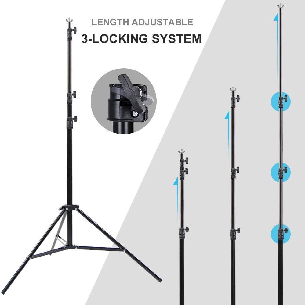 8.5X10ft Adjustable Background Support System with Carry Bag O60537