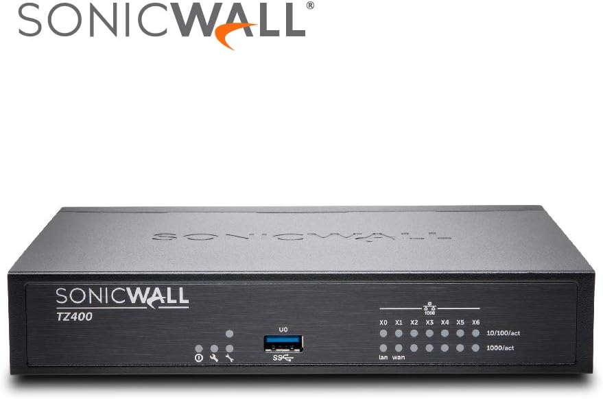 TZ400 Network Security Appliance with Rackmount Kit O1683