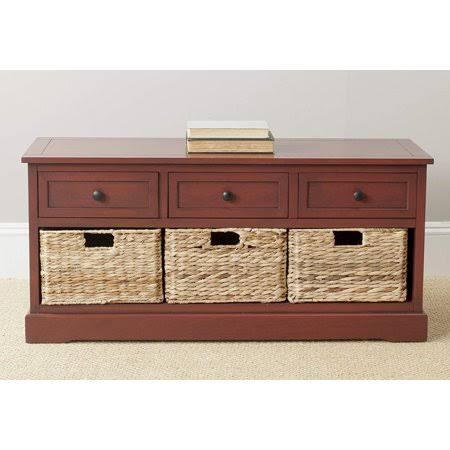 Red 3-Drawer Storage Unit U30859
