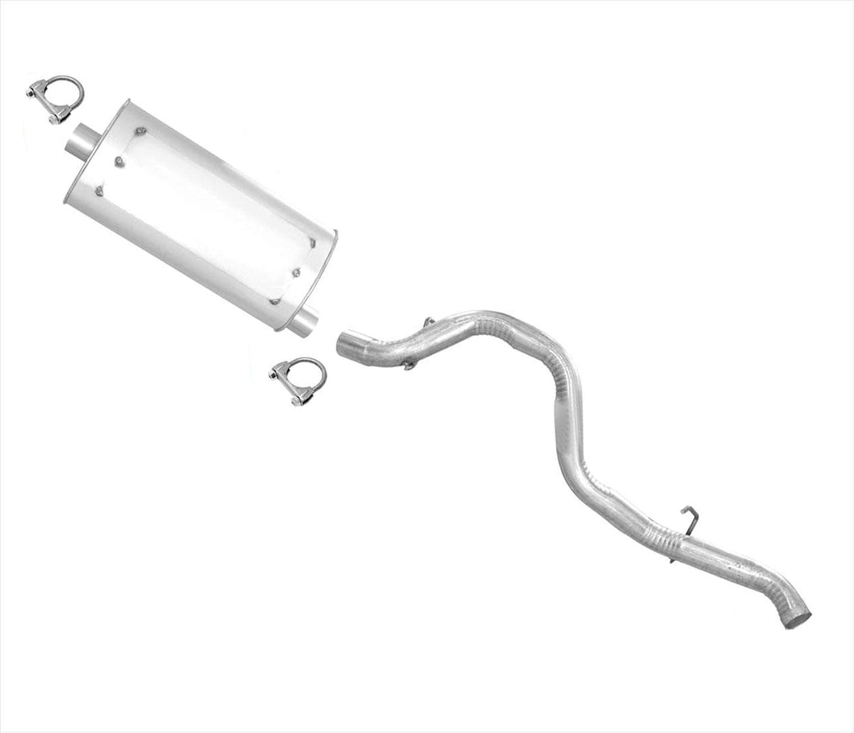 Exhaust Muffler System for Jeep Wrangler 2.5 & 4.0 1997-1999 S276