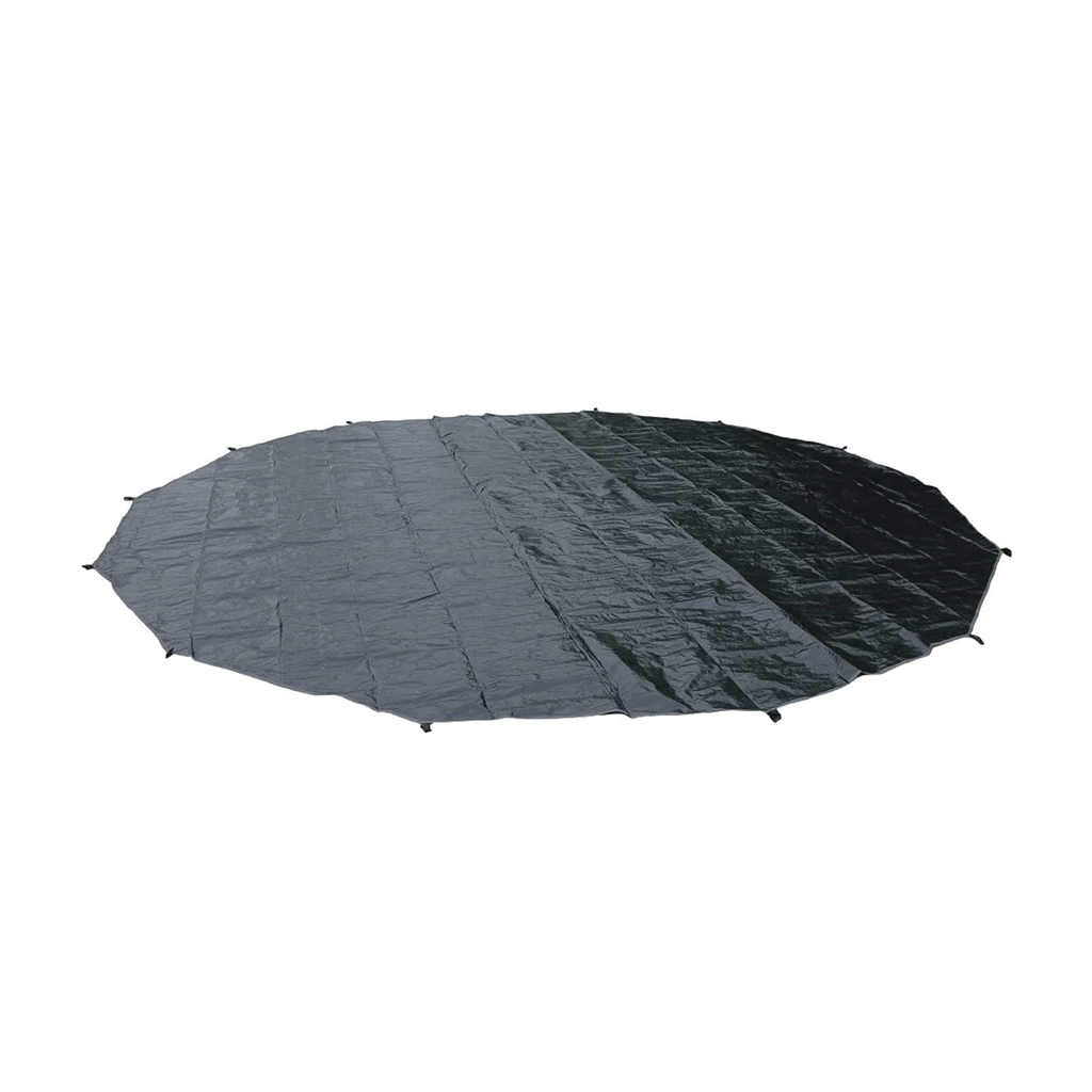 3M Outdoor Black Ultralight PE Round Mat H836