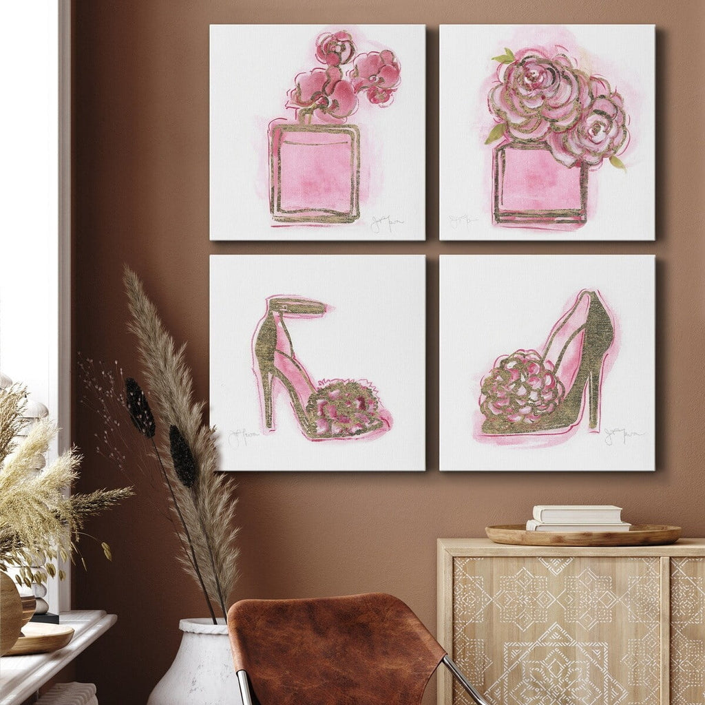 Golden Perfume Gallery Wrapped Canvas 10X10 J77078
