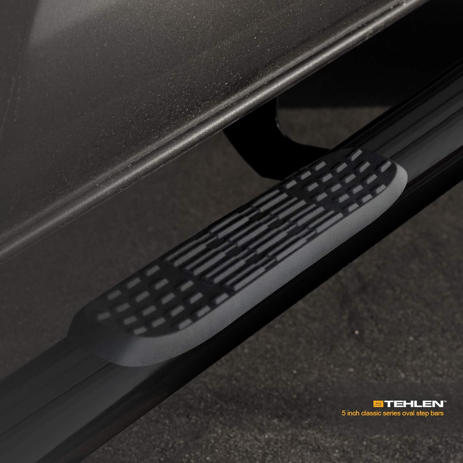 5 Oval Side Step Nerf Bars Black G768562