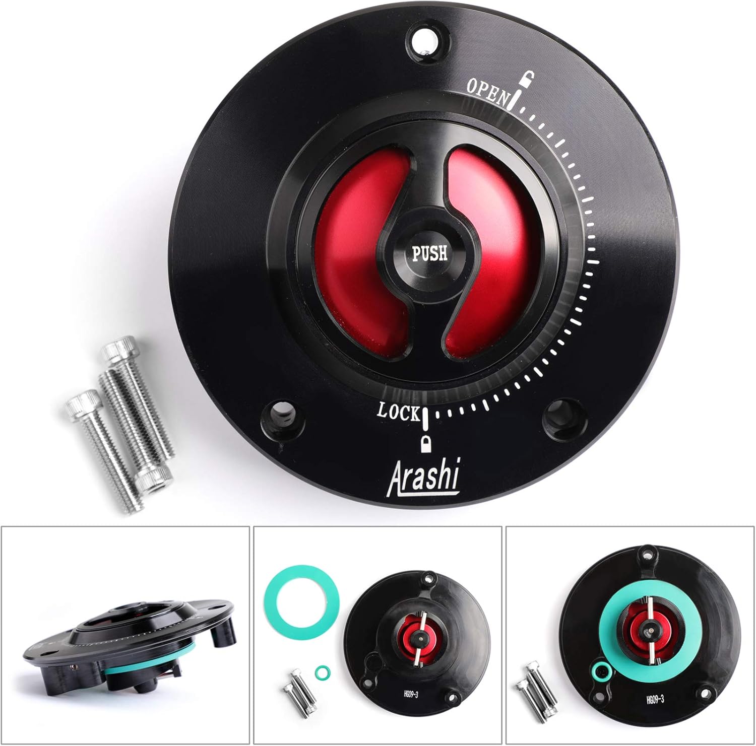 CNC Keyless Fuel Gas Tank Cap For SUZUKI GSXR 600/750/1000 GSR 600/750 R750