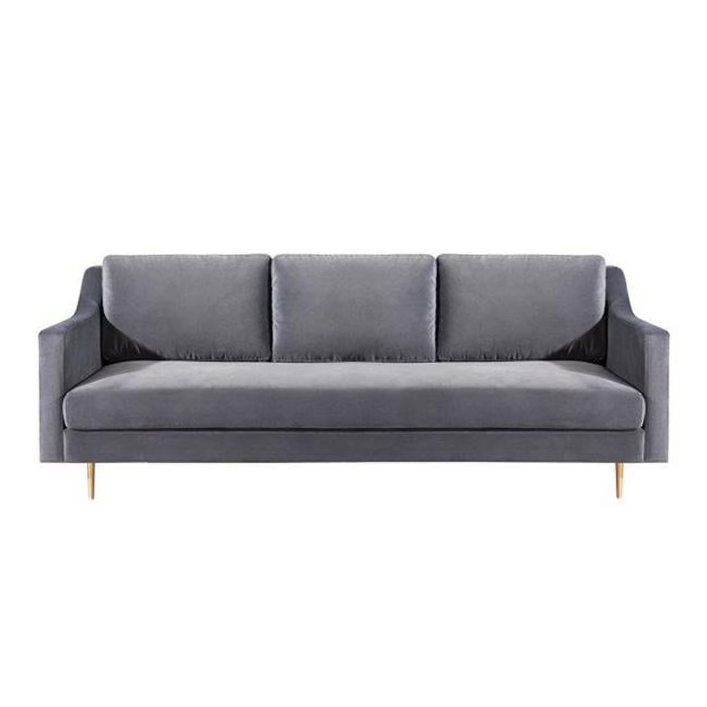 Grey Milan Velvet Sofa X932