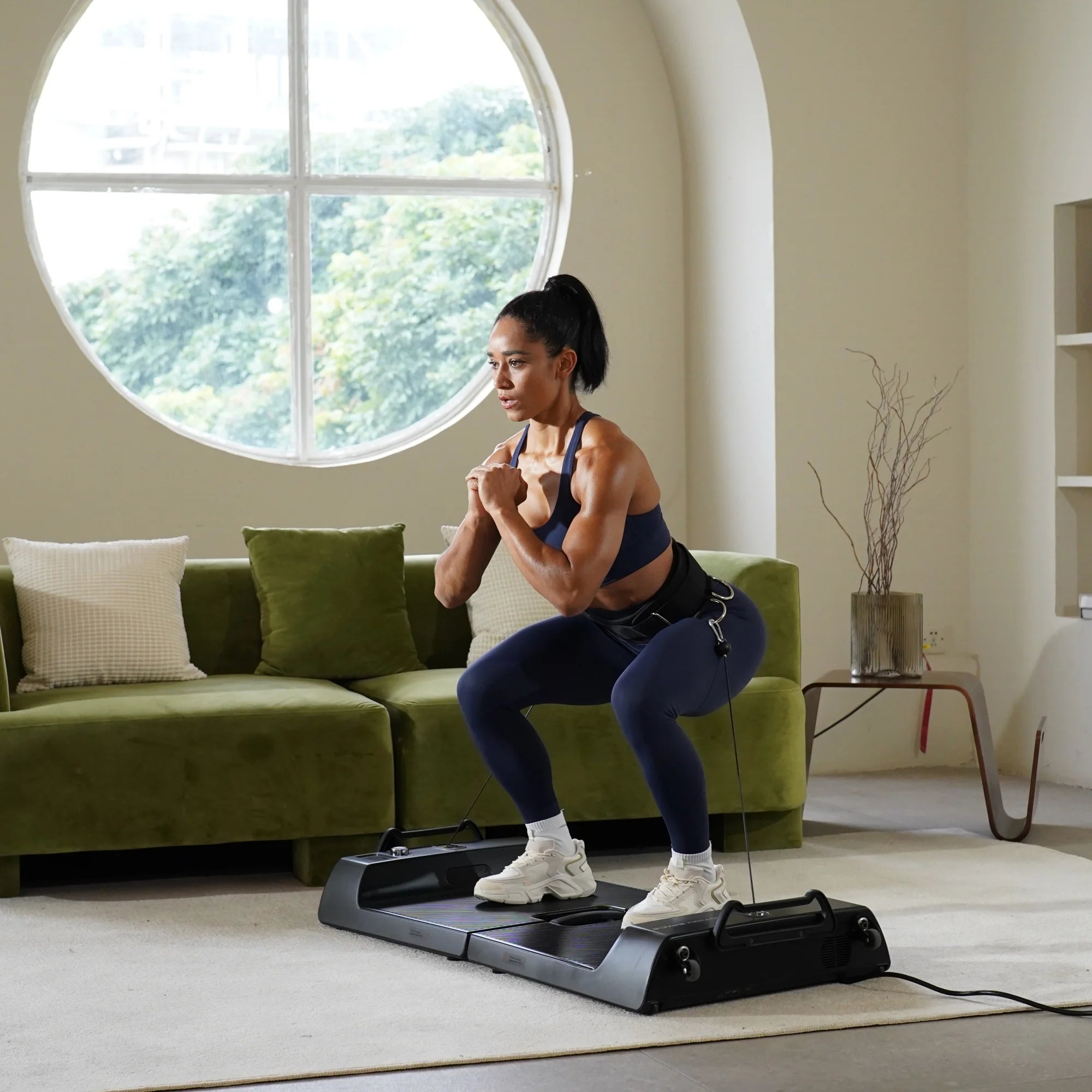 6 in 1 Home Gym Fitness Equipment with APP J82760