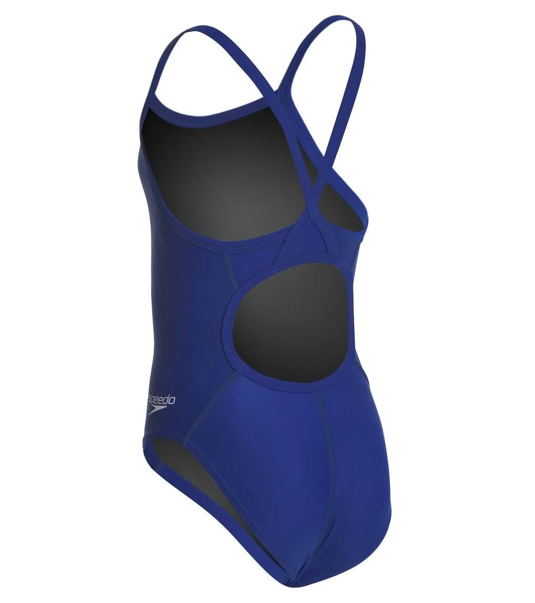 Nautical Navy 26 Youth Flyback Swim Suit A2592