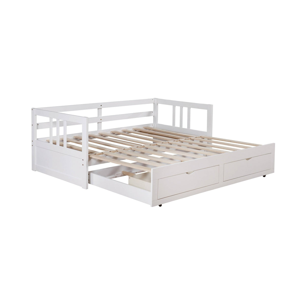 Grey Expandable Storage Daybed L8167