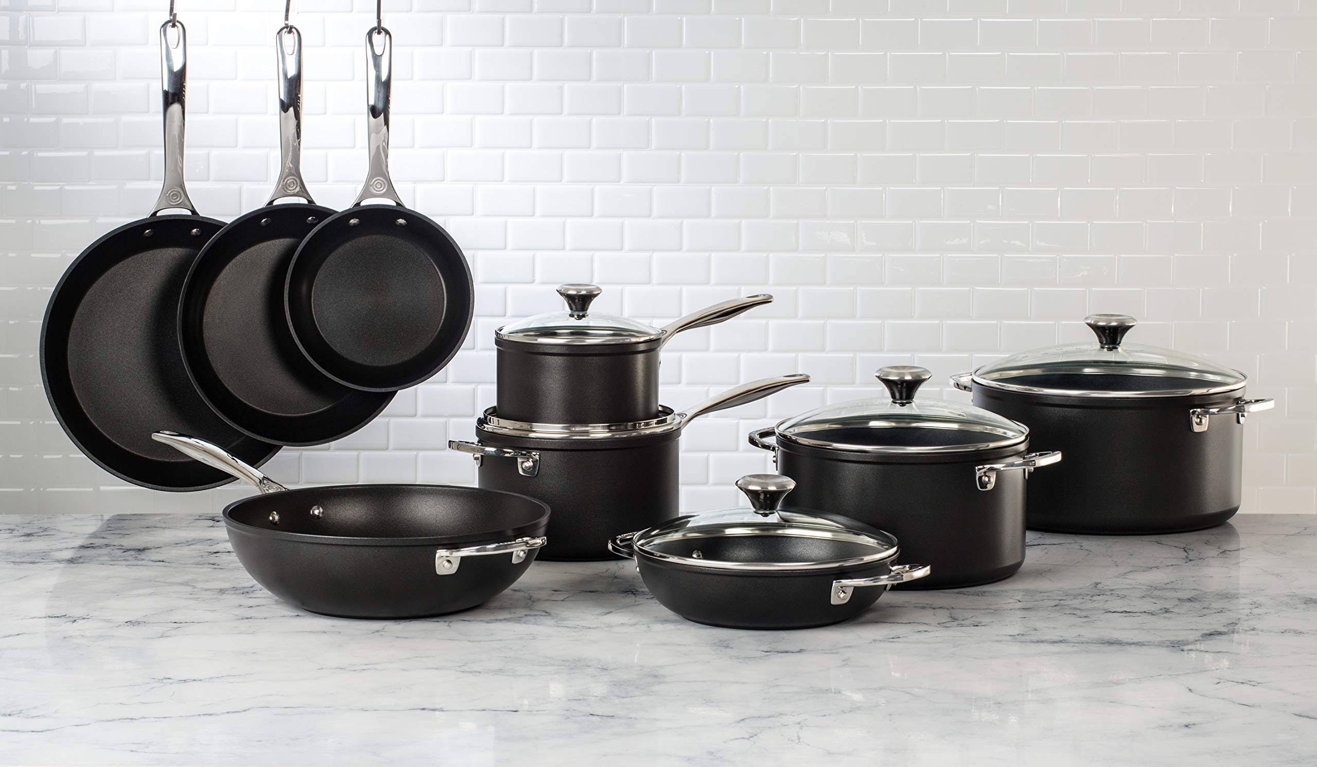 6.3-Quart Nonstick Stockpot with Glass Lid E9986