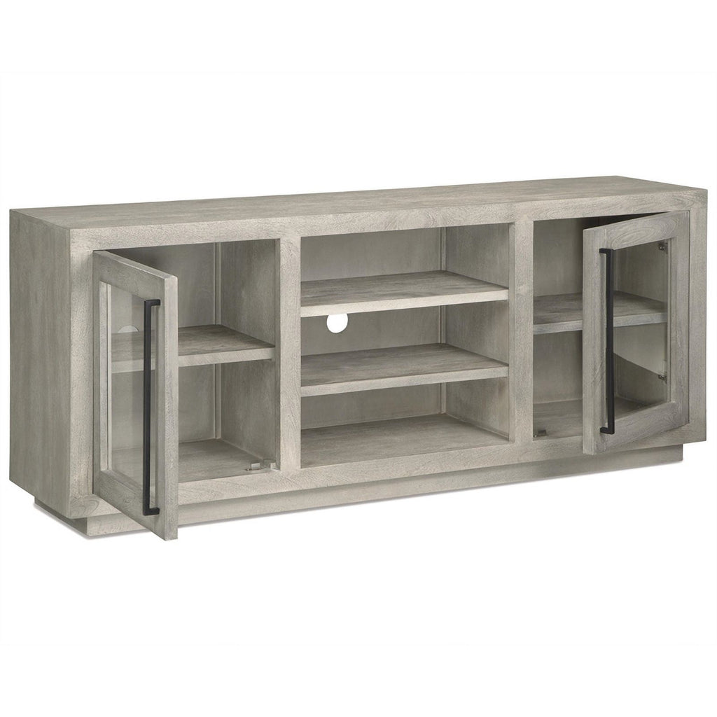 Light Gray Wood Accent Cabinet O7127