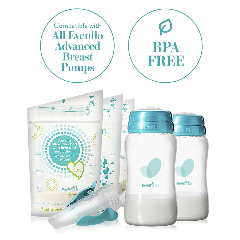 Breast Pump Accessories, Milk Storage Bags, Collection Bottles, Adapters, Ice Packs and Cooler C5204