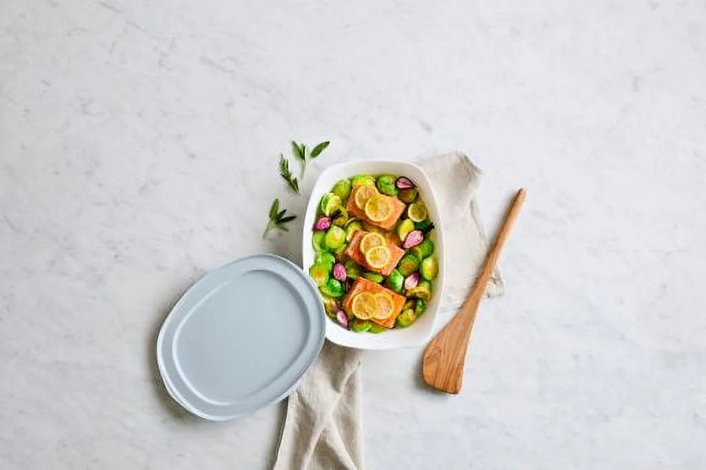2.5-Quart Glass Baking Dish with Lid S962