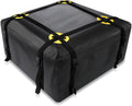 Car Roof Bag Waterproof Rooftop Cargo Carrier with Anti-Slip Mat and 6 Heavy-Duty Straps (15 Cubic Feet) Y53658