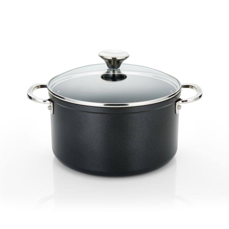 6.3-Quart Nonstick Stockpot with Glass Lid E9986