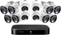16-Channel 4K UHD DVR Surveillance System with 3TB and 8 Bullet Cameras and 4 Dome Cameras N47575