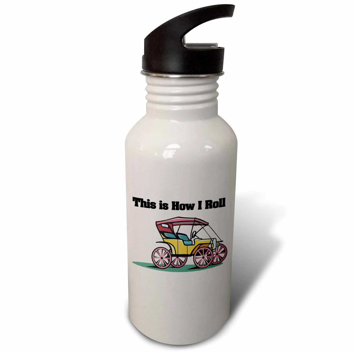 Antique Car 21 oz Sports Water Bottle J501804