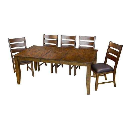 72x22 Rectangular Leg Table with Butterfly Leaf Y154