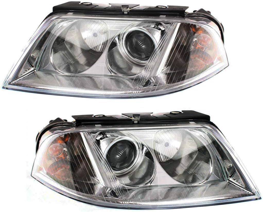 Headlight Assembly Pair for Volkswagen Passat 2001-2005 R14317