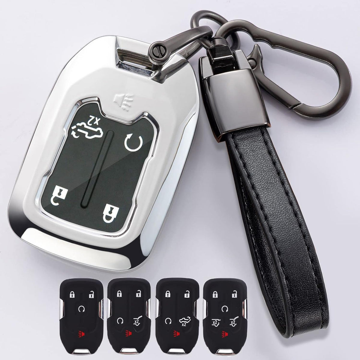 Red Smart Key Fob Cover Case U380