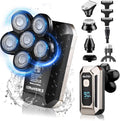 Cordless Electric Rotary Shaver Grooming Kit, Waterproof, LED Display, Fast Charge, Pack of 2 N5440