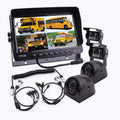 9 inch TFT LCD Monitor with Quad Split Screen, 4 x Cameras R39063