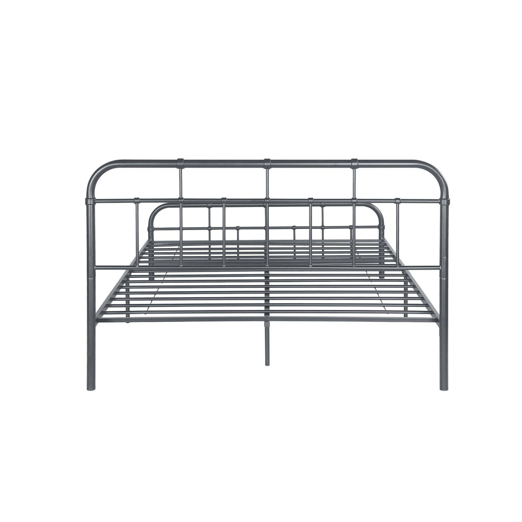 Charcoal Gray Queen Size Bed Frame W188