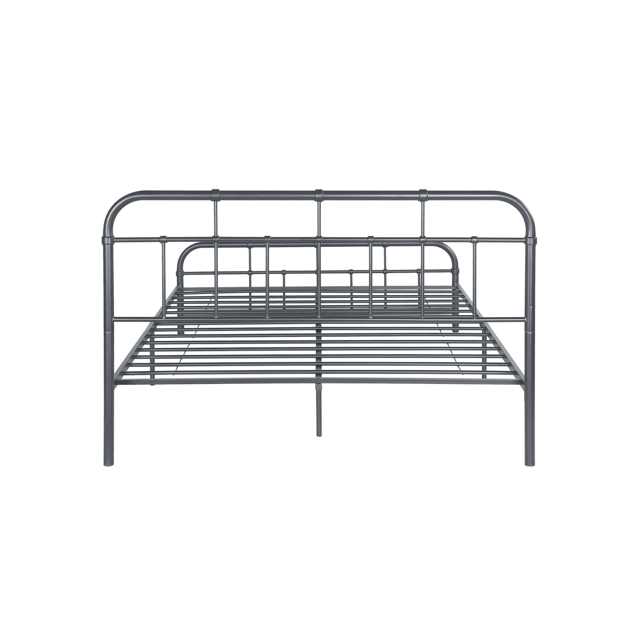 Charcoal Gray Queen Size Bed Frame W188