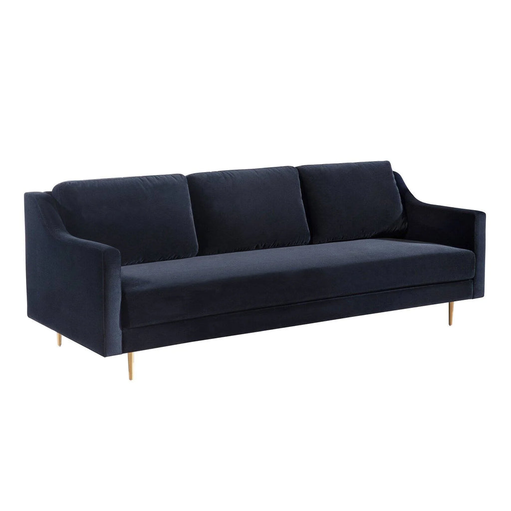 Grey Milan Velvet Sofa X932