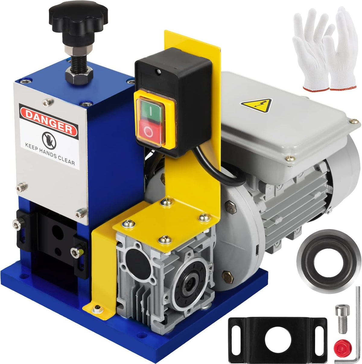 Automatic Electric Wire Stripping Machine 0.05-0.98, Portable Wire Stripper Machine with Extra Blade U813407
