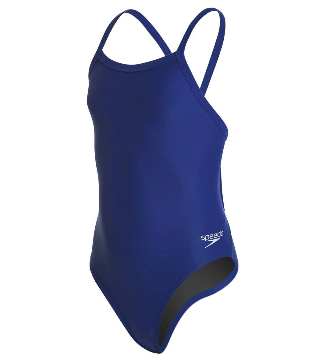 Nautical Navy 26 Youth Flyback Swim Suit A2592