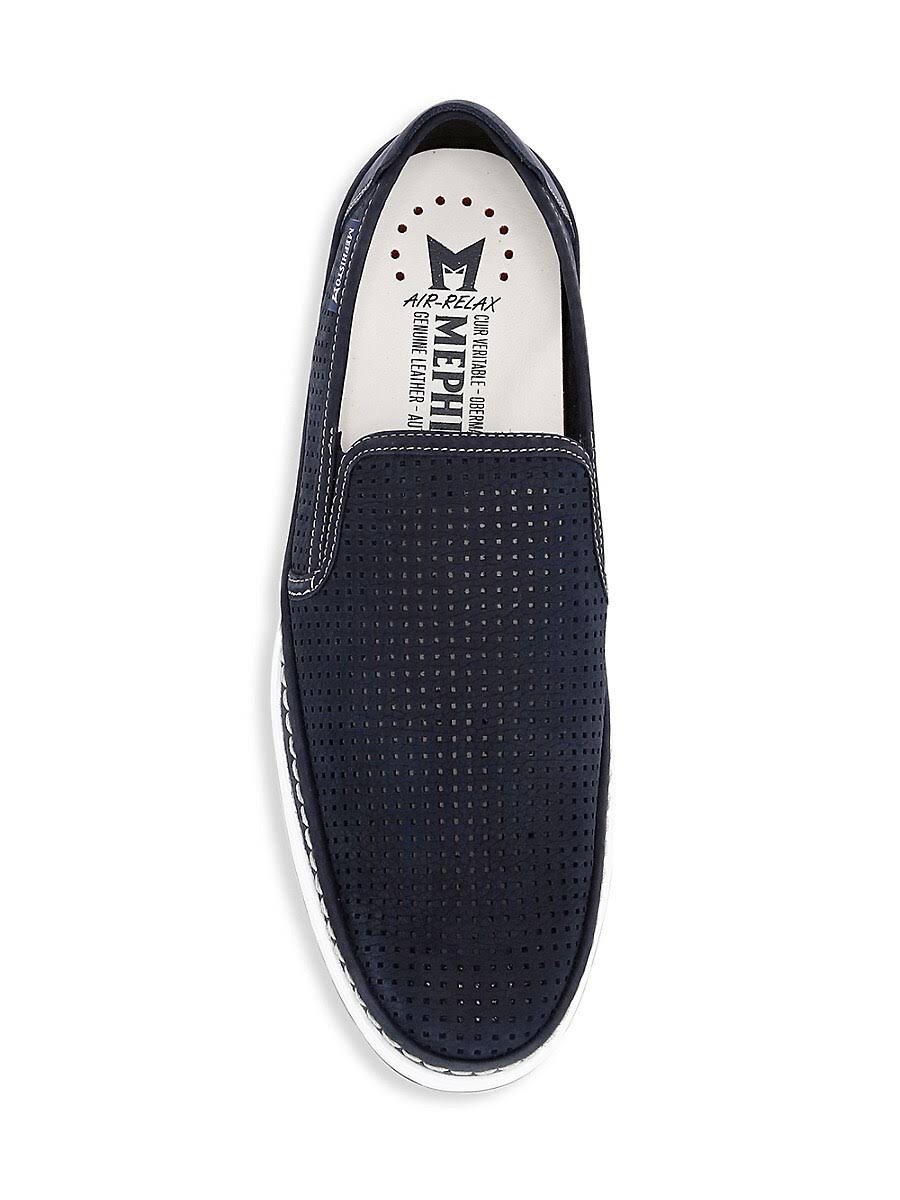 Navy Sportbuck Men&s Perf Shoes P55452